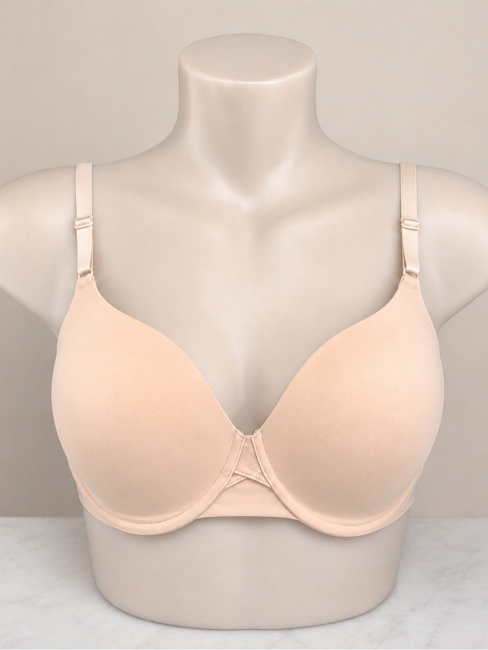 NWT Harper Wilde Base T-Shirt Bra 38C Nude Beige  Underwire